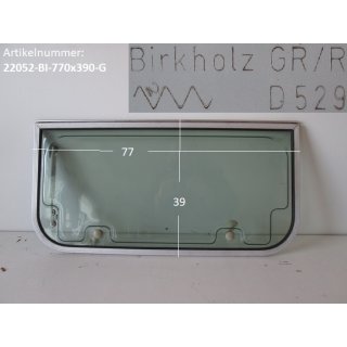 Wohnwagenfenster Birkholz GR/R D529 ca 77 x 39, Fendt / Tabbert, grün