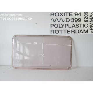 TEC Wohnwagenfenster Roxite 94 D399 ca 88 x 51 gebraucht (9209) Sonderpreis Kratzer (zB TB5)