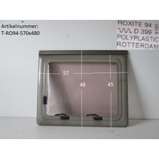 TEC Wohnwagenfenster Roxite 94 D399 ca 57 x 48 gebraucht zB TM5 TB5