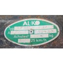 Alko Delta Wohnwagenachse Delta SI-N12 1300kg gebraucht (zB Knaus Azur 380) ca 203cm