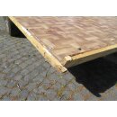 Plattformanhänger 1000kg ca 361 x 201 (+169 Deichsel), ZdR 153,  ideal für TINY House, Quad- Zweirad-Maschinentransporter gebr., ohne Papiere (Wilk 400 BJ 86)