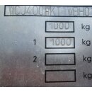 Plattformanhänger 1000kg ca 361 x 201 (+169 Deichsel), ZdR 153,  ideal für TINY House, Quad- Zweirad-Maschinentransporter gebr., ohne Papiere (Wilk 400 BJ 86)
