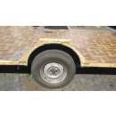 Plattformanhänger 1000kg ca 361 x 201 (+169 Deichsel), ZdR 153,  ideal für TINY House, Quad- Zweirad-Maschinentransporter gebr., ohne Papiere (Wilk 400 BJ 86)