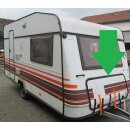 Knaus Wohnwagen Gaskastendeckel  gebr. ca 133 x 60 ohne Schlüssel mit Rahmen zB 380 Sonderpreis - Bugfrontdeckel / Bugklappe / Gasklappe / Flaschenkastendeckel / Flaschenkastenabdeckung
