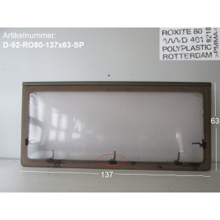 Dethleffs Wohnwagenfenster ca 137 x 63 Roxite 80 gebraucht Sonderpreis (zB RB7 BJ92 oder Ducato F290 Wohnmobil mit Dethleffs-Aufbau)