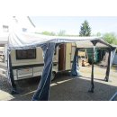 Vorzelt Gr. 11 906-930cm Obelink Hypercamp Tencate gebr. - linke Vorderwand fehlt - Sonderpreis - mit Stahlgestänge ca 460 x 240 H220