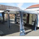 Vorzelt Gr. 11 906-930cm Obelink Hypercamp Tencate gebr. - linke Vorderwand fehlt - Sonderpreis - mit Stahlgestänge ca 460 x 240 H220