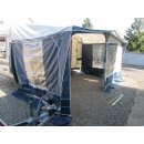 Vorzelt Gr. 11 906-930cm Obelink Hypercamp Tencate gebr. - linke Vorderwand fehlt - Sonderpreis - mit Stahlgestänge ca 460 x 240 H220