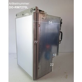 Dometic RM 7270L Kühlschrank gebr., funktionsgeprüft, 12V/230V/Gas, 30 mBar, mit Radkastenausschnitt, 70L, mit Eisfach