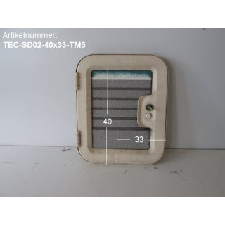 TEC Staufachklappe ohne Schlüssel ca 40 x 33 gebr. (zB TM5 BJ91) SD02