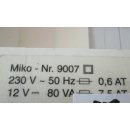 Stromversorgung Wohnwagen 230 / 12V  MIKO 9007 gebraucht 