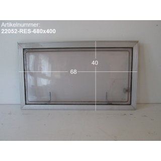 Wohnwagenfenster Resartglas ca 68 x 40 gebraucht Fendt / Tabbert (klar)