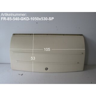 Frankia Wohnwagen Gaskastendeckel ca. 105 x 53 gebr. Sonderpreis (zB 540) - Bugfrontdeckel / Bugklappe / Gasklappe / Flaschenkastendeckel / Flaschenkastenabdeckung