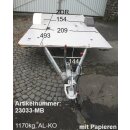 Plattformanhänger 1170kg ca 493 x 209 mit Brief, ZdR...