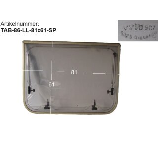 Tabbert Wohnwagenfenster ca 92 x 42 bzw 88,5 x 39 gebr. KÜCHENFENSTER Langlotz DR D907 (zB 515Comtesse BJ 86) Sonderpreis (Ausstellfenster/Aufstellfenster)