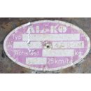 Alko Achse DeltaSI-N10, A 53847, 1000kg (zB Knaus Azur 440 4206 BJ86) gebraucht, ca 189cm (rosa Schild)