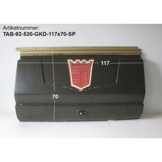 Tabbert Gaskastendeckel gebraucht ca 117 x 70 cm, ohne Schlüssel (zB 530er BJ 92) Sonderpreis (Farbe) - Bugfrontdeckel / Bugklappe / Gasklappe / Flaschenkastendeckel / Flaschenkastenabdeckung