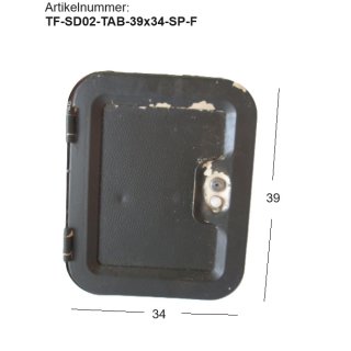 Thetford WC Service Tür 02 Tabbert ca 39 x 34 gebr. Sonderpreis FARBE ohne Schlüssel mit Rahmen (zB 530/680) SD02