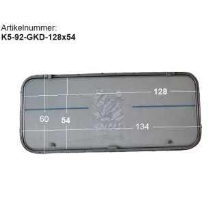 Knaus Eurostar 92 Gaskastendeckel ca 128 x 54 (bzw mit Rahmen 134 x 60) gebraucht (Knau Eurostar 510) - Sonderpreis