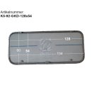 Knaus Eurostar 92 Gaskastendeckel ca 128 x 54 (bzw mit Rahmen 134 x 60) gebraucht (Knau Eurostar 510) - Sonderpreis