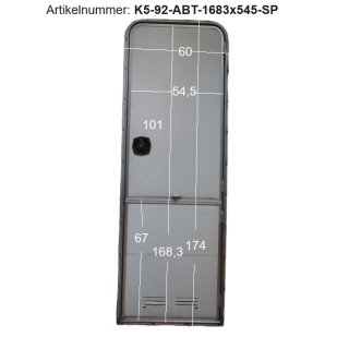 Knaus Eurostar Wohnwagentür ca 168,3 x 54,5 (zB Knaus Eurostar 510 BJ 92) rechts   / Aufbautür  / Eingangstür Sonderpreis