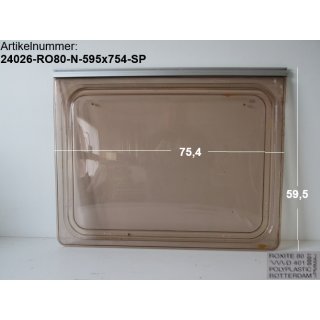 Original Wohnwagenfenster ca 59,5 x 75,4 Roxite 80 D 401  (ca BJ 1990-2000) - neue Lagerware mit Kleber-Resten - Sonderpreis