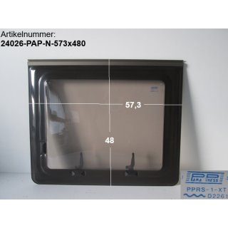 Original Wohnwagenfenster ca 57,3 x 48 Parapress PPRS-1-XT D2261 (ca BJ 1990-2000) - neue Lagerware mit Lagerspuren