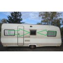 Dethleffs Wohnwagen Fenster ca 57 x 46,5 gebr. Parapress (zB RM5 PPGY-3-SZ (zB D2233) Küchenfenster RM5 - Sonderpreis