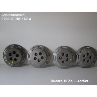 Original Fiat Ducato Radkappen / Radzierkappen16 Zoll (4er Set komplett) gebraucht