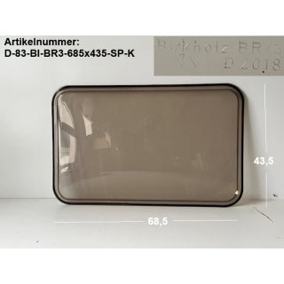 Dethleffs Wohnwagen Fenster ca 68,5 x 43,5 Birkholz BR/3 D2018 gebr.,Sonderpreis (kleben) zB Camper C4 / Nomad RN3