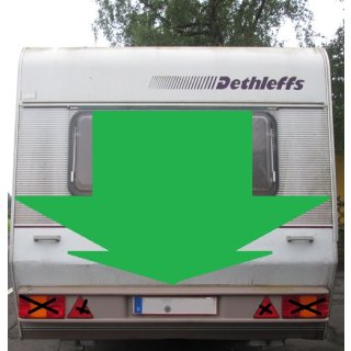 Dethleffs Wohnwagen Heckleuchtenträger ca 198 cm gebraucht - Sonderpreis (zB RD3 BJ 96)