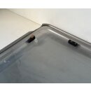 Universal Wohnwagen Fenster ca 165,5 x 62,5  V-X/B Polyplastic Roxite PMMA 43R-001745 0705 gebr, , vmtl. Dethleffs- Sonderpreis (Innenscheibe ok, Außenscheibe Loch & ausgebrochenes Randteil) (Ausstellfenster/Aufstellfenster)