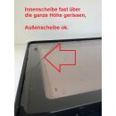 Bürstner Wohnwagenfenster ca 77 x 61 cm Roxite 94 D399 7390  (zB E374/E653 4602) gebraucht - Sonderpreis (Riss Innenscheibe)