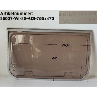 Bürstner Wohnwagenfenster Kistenpfennig028 D889 ca 75,5 x 47 gebr. - Sonderpreis - Lagerspuren (ca BJ 80)