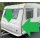 Adria Wohnwagen Gaskasten mit Deckel komplett gebr ca 222cm H71 T35 (zB Adria 408 BJ 92) Sonderpreis - Bugfrontdeckel / Bugklappe / Gasklappe / Flaschenkastendeckel / Flaschenkastenabdeckung