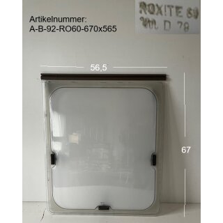 Adria Wohnwagen Fenster Roxite 60 ca 67 x 56,5 (zB 408 Adria Forma BJ 92 - BADFENSTER) gebraucht