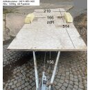 Plattformanhänger 1400kg ca 514 x 210 (plus Deichsel...