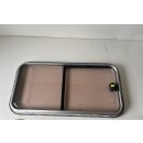 Original LMC Wohnwagen/Wohnkabine/Wohnmobil Schiebefenster ca 83 x 42 bzw 77 x 37 gebr. (ohne Innenrahmen) Schiebescheibe Ausschnitt 77x37 Polyplastic Roxite PMMA 43R-001745 0306 (zB LMC 530K BJ 2006)