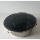 Cramer Spülbecken mit Sicherheitsglasabdeckung gebr. RUND Durchmesser ca. 40,5 cm Tiefe ca 14cm mit Glasplatte / Glasdeckel (aus LMC 530K BJ 2006) Sonderpreis, 326 Seriennummer 2244913