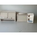 2er BadSet: Badschrank & Eckschrank für /...