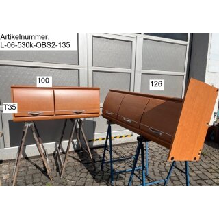 LMC Wohnwagen Oberschrank L-Form in Kirsche hell ca. 135x126 gebraucht aus LMC 530k Favorit EZ 2006
