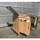 Küchenblock: Kühlschrank RM212 mit 2-fl-Cramer Kocheinheit, Spülbecken gebraucht aus Adria Forma 410TD BJ 91 Sonderpreis