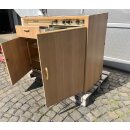 Küchenblock: Kühlschrank RM212 mit 2-fl-Cramer Kocheinheit, Spülbecken gebraucht aus Adria Forma 410TD BJ 91 Sonderpreis