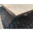 Plattformanhänger 750kg ca 395  (+ 142 Deichsel) x 198, ZdR 147,  ideal für TINY House, Quad- Zweirad-Maschinentransporter gebr. (Adria 410 TD BJ91)