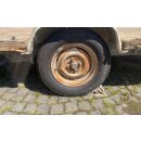 Plattformanhänger 750kg ca 395  (+ 142 Deichsel) x 198, ZdR 147,  ideal für TINY House, Quad- Zweirad-Maschinentransporter gebr. (Adria 410 TD BJ91)