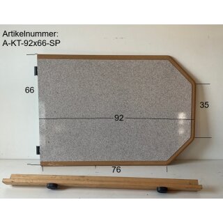 Klapptisch - helle zeitlose Tischplatte ca 92 x 66  kompakte Wohnwagen / Wohnmobil gebraucht helles Design (für Wandseite, ohne Wandleiste) aus Adria 410 Primo BJ 91 - Sonderpreis