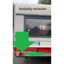 Dreiecksrückstrahler beige Hobby Wohnwagen gebr. ca 17,5 x 16 (Stückpreis) - Sonderpreis (zB 470 BJ 93)