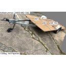 Plattformanhänger 1300kg ca 491 x 206 +172 mit...
