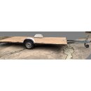 Plattformanhänger 1300kg ca 491 x 206 +172 mit Brief, ZdR 159,  ideal für TINY House, Quad- Zweirad-Maschinentransporter gebr. (Hymer Eriba Nova 531 BJ 88)  mit Auflaufeinrichtung