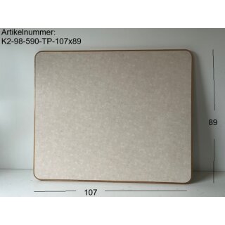 Tischplatte ca 107 x 89 gebr. Wohnwagen / Wohnmobil helles Design (aus Knaus Azur 590 BJ 98)